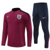 Engeland Trainings Sweatshirt Quarter-zip 2024-25 Rode - Kids